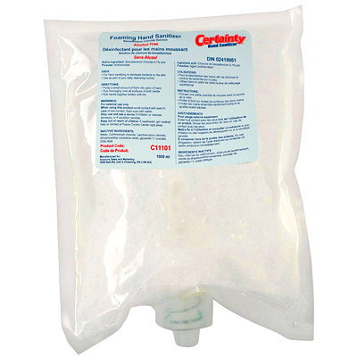 CERTAINTY FOAMING HAND N ALCOHOL SANITIZER1